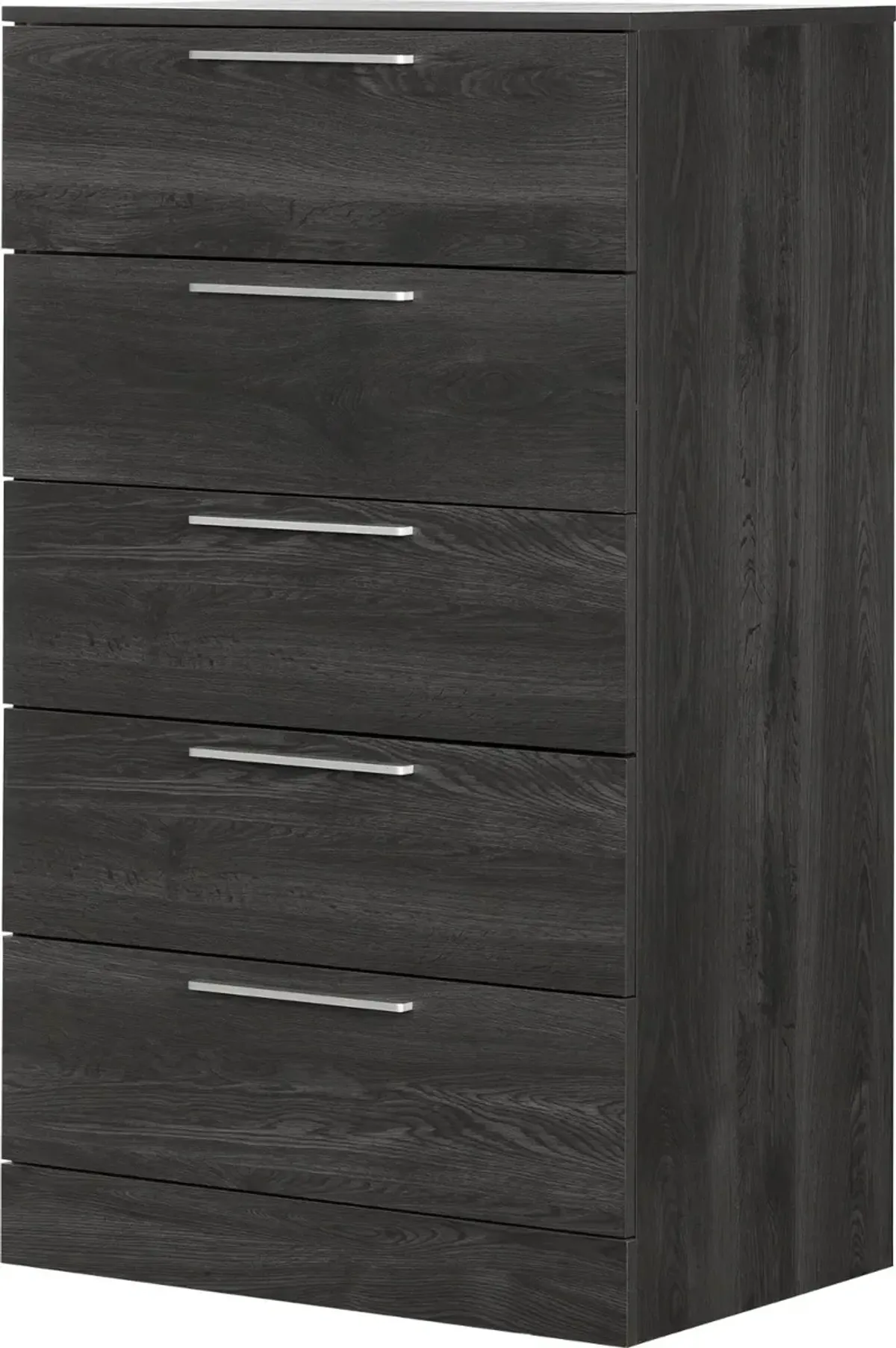 Gray Oak Chest of Drawers - South Shore