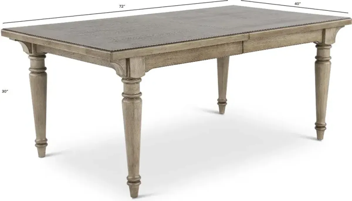 Madison Ridge Gray Dining Table