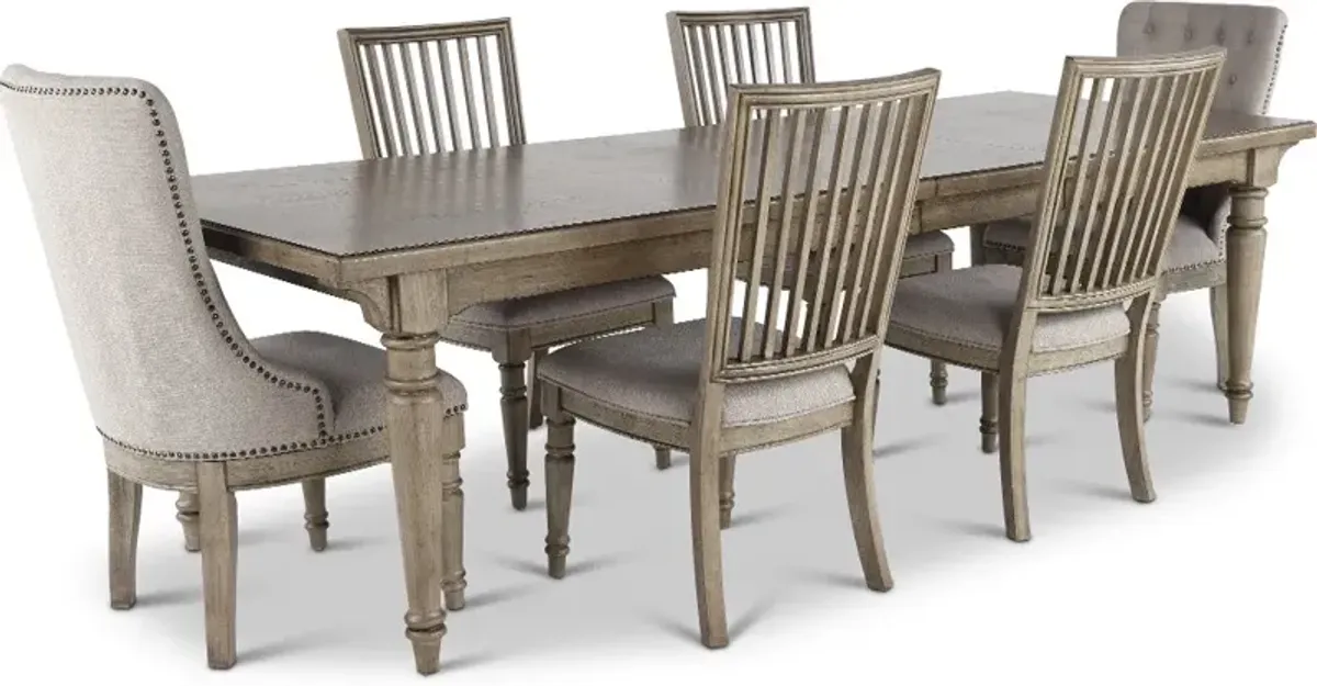 Madison Ridge Gray Dining Table