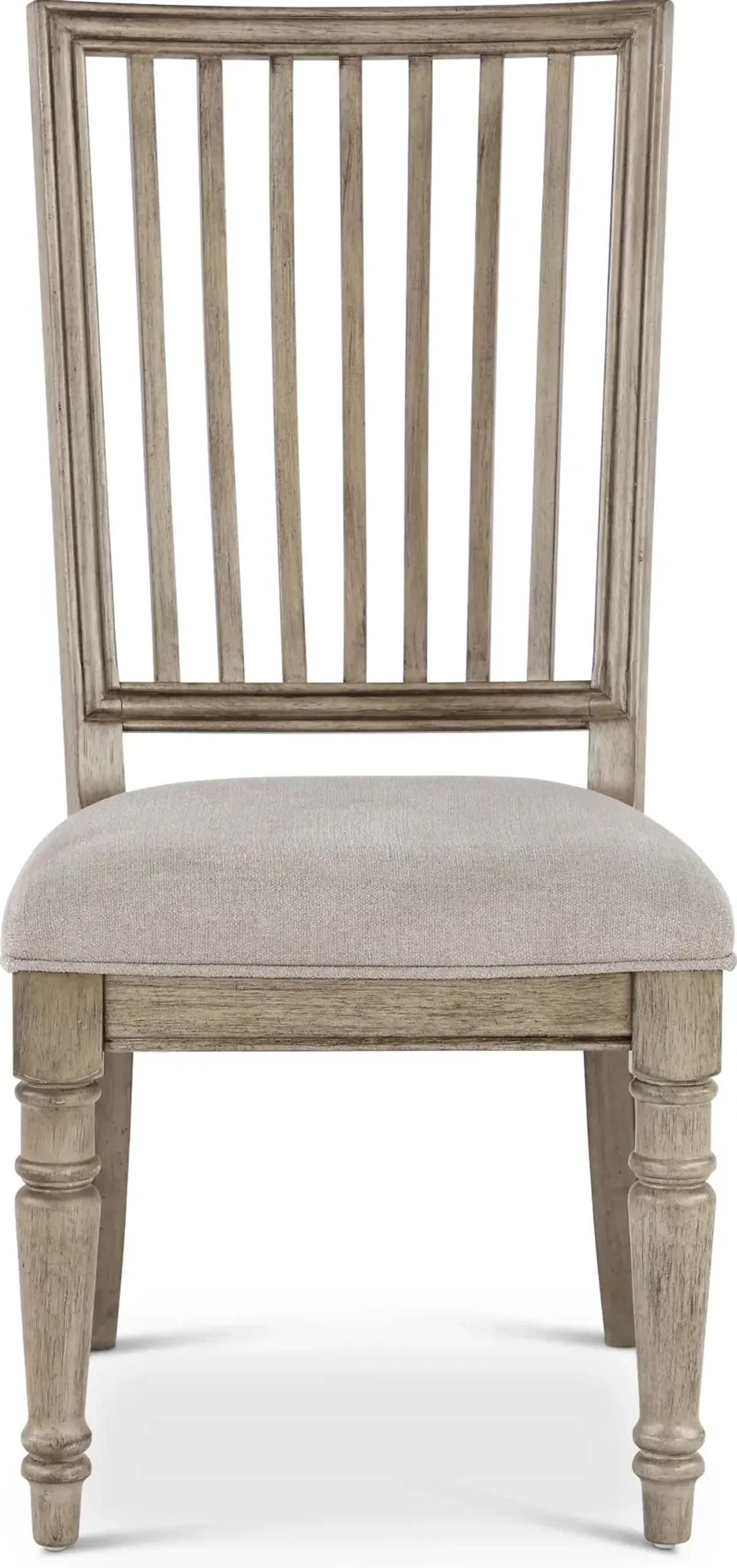 Madison Ridge Gray Slat Back Dining Chair