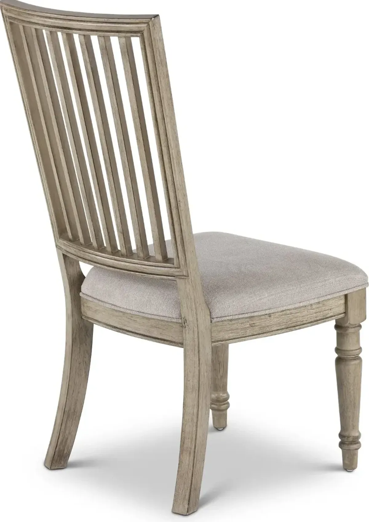 Madison Ridge Gray Slat Back Dining Chair