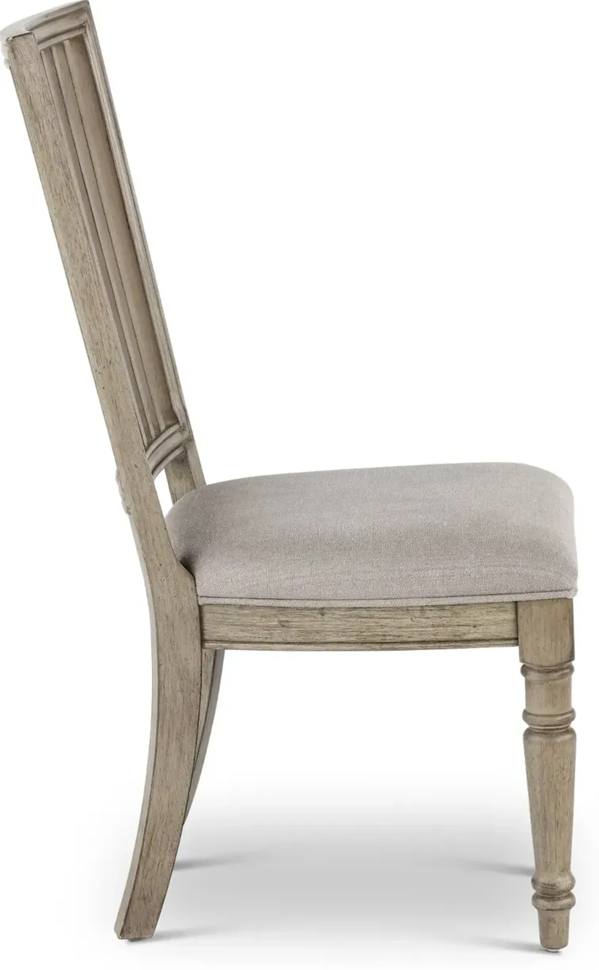 Madison Ridge Gray Slat Back Dining Chair