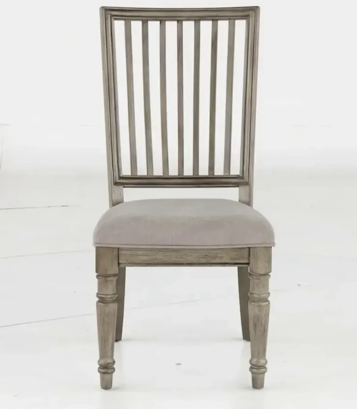 Madison Ridge Gray Slat Back Dining Chair