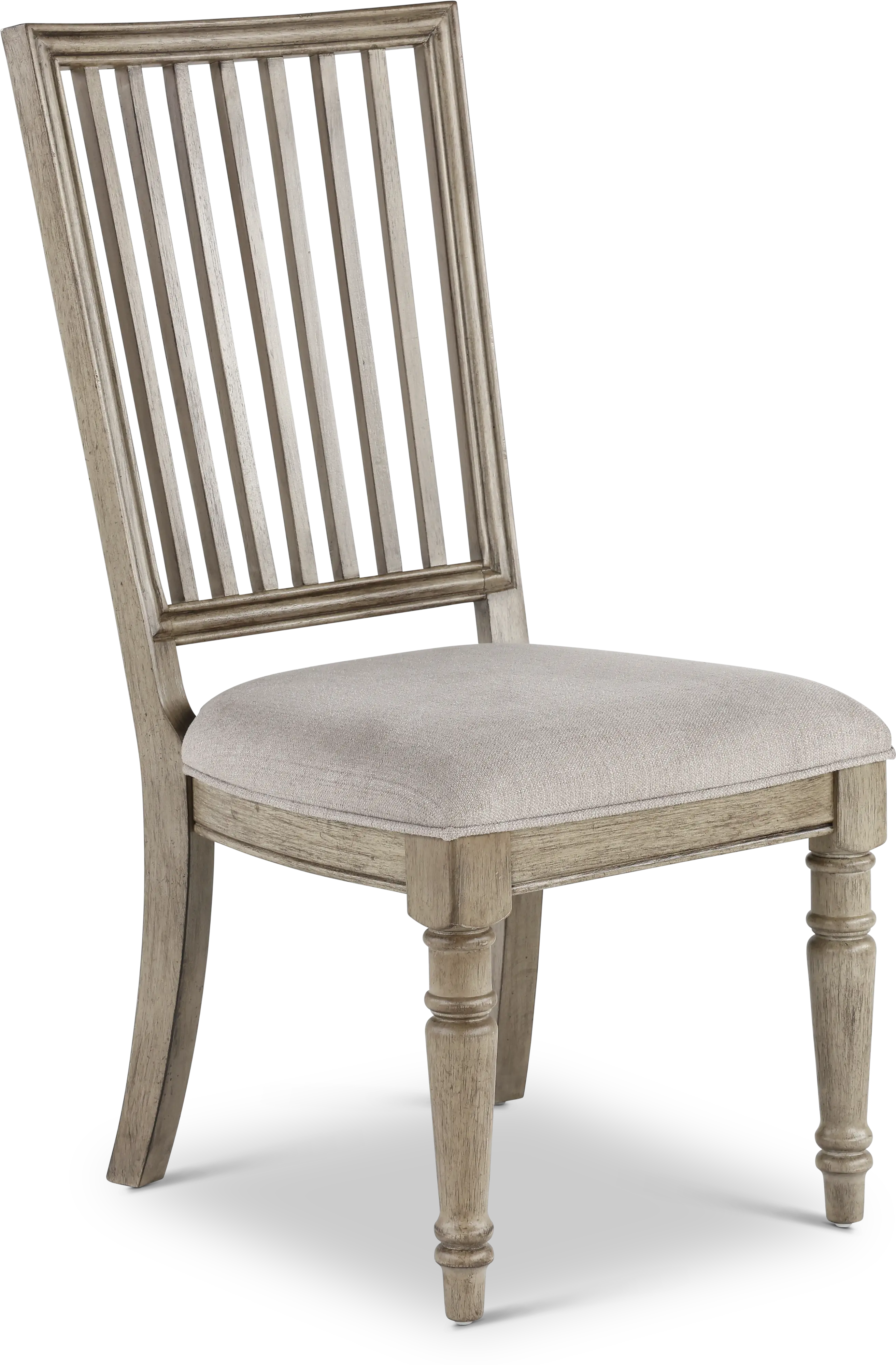 Madison Ridge Gray Slat Back Dining Chair