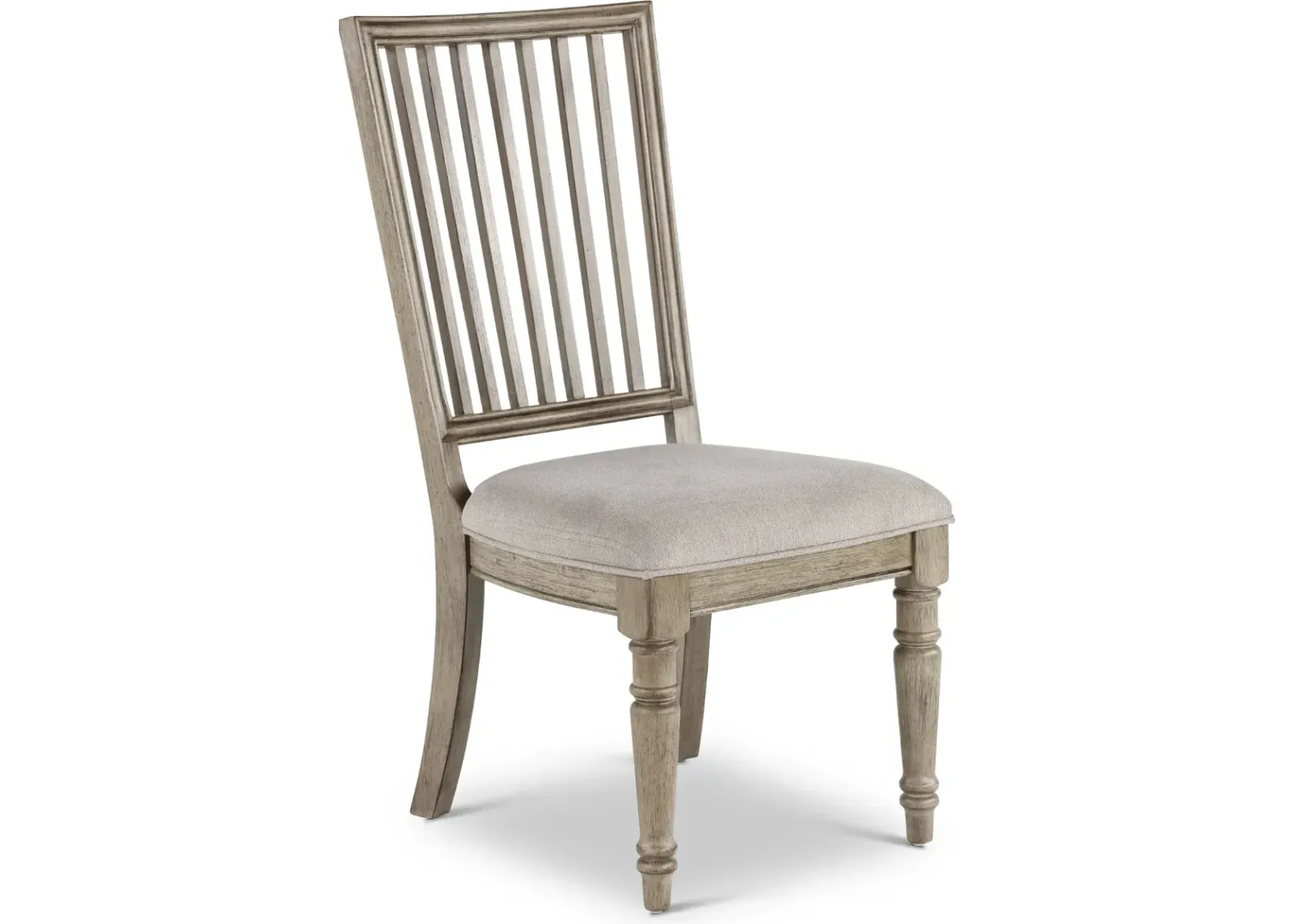 Madison Ridge Gray Slat Back Dining Chair