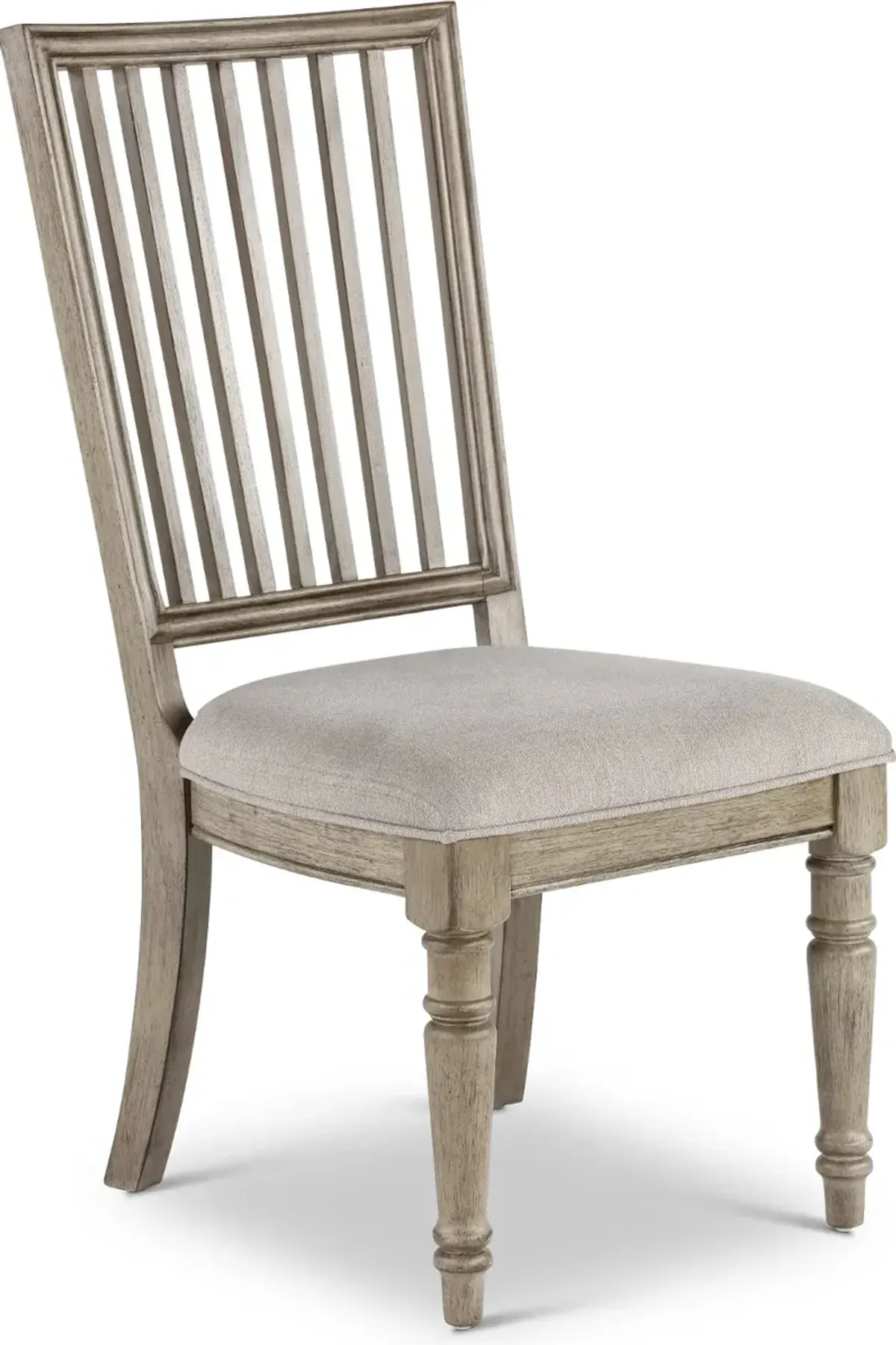 Madison Ridge Gray Slat Back Dining Chair