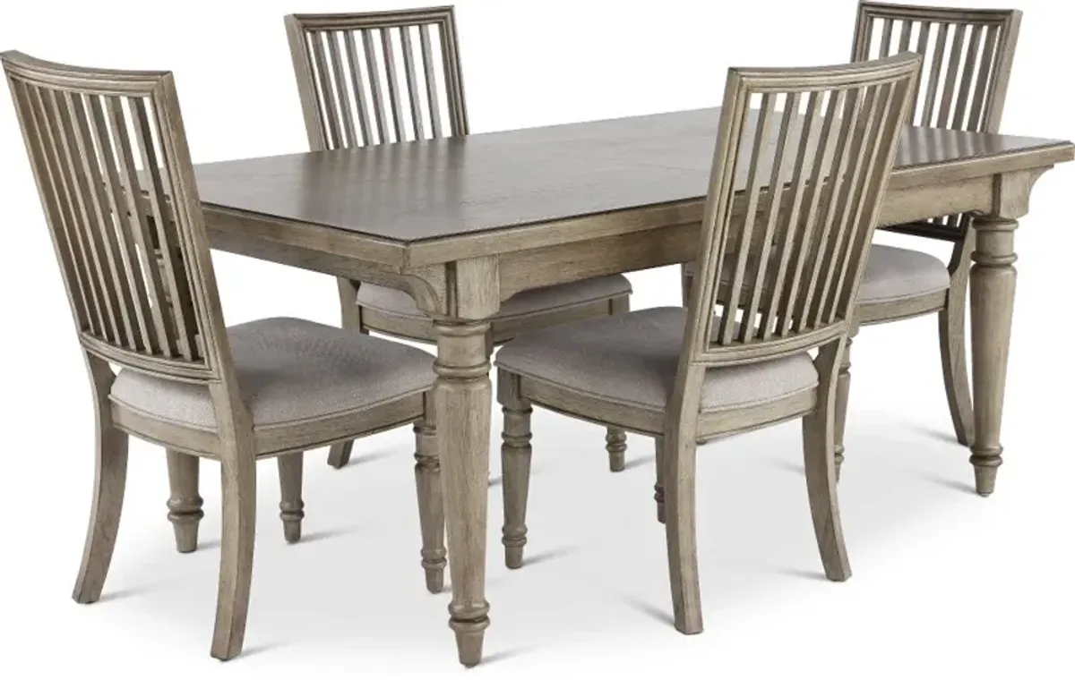 Madison Ridge Gray 5 Piece Dining Set