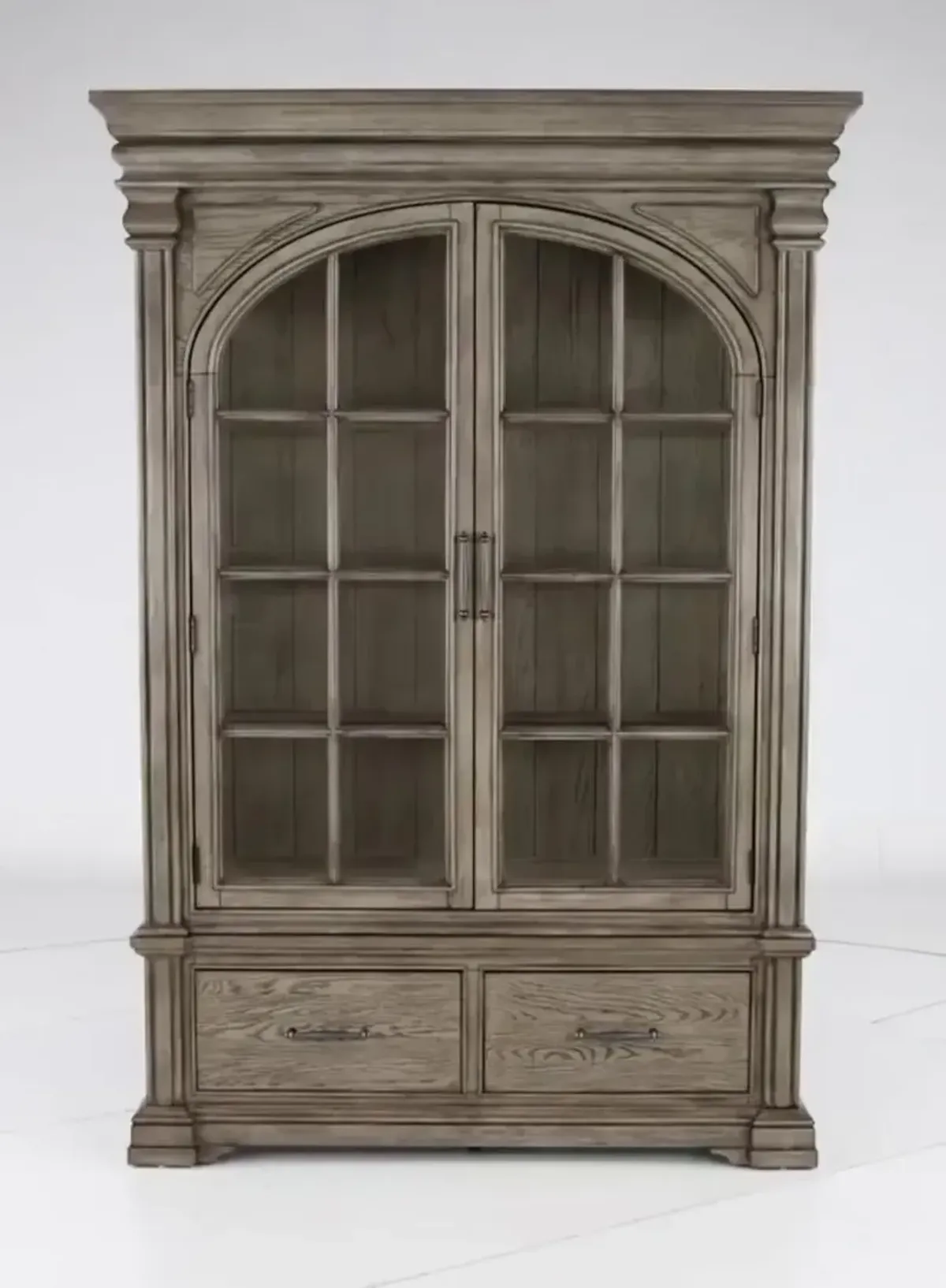 Madison Ridge Gray China Cabinet