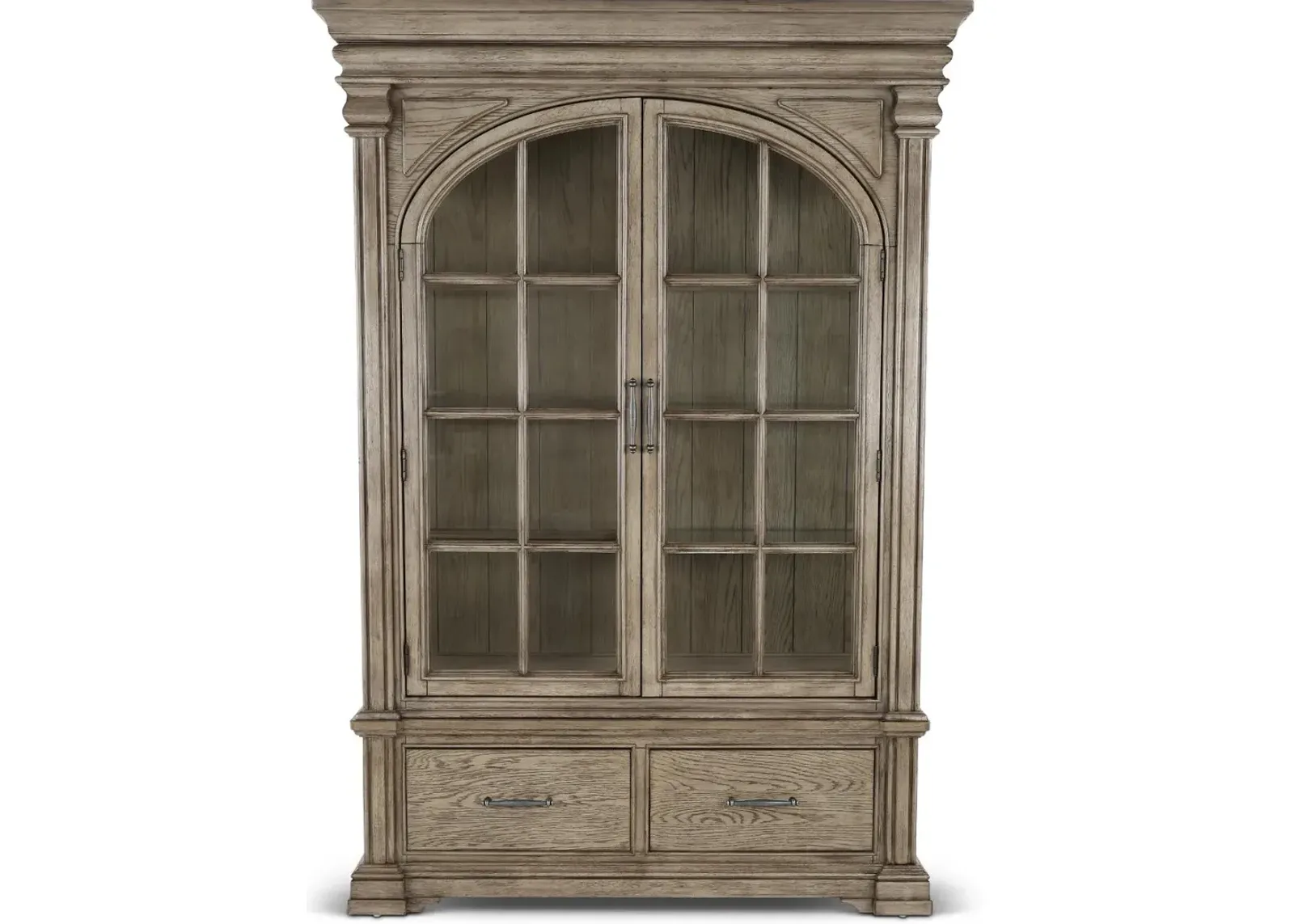 Madison Ridge Gray China Cabinet