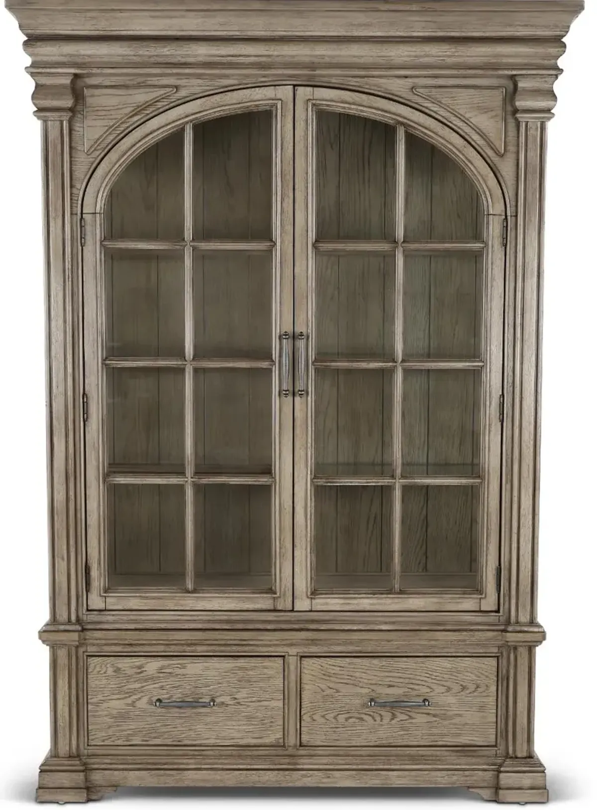 Madison Ridge Gray China Cabinet