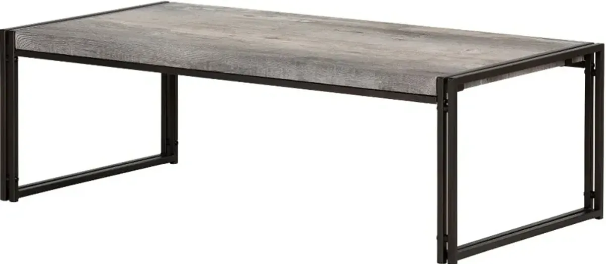 Gimetri Driftwood Gray Coffee Table - South Shore