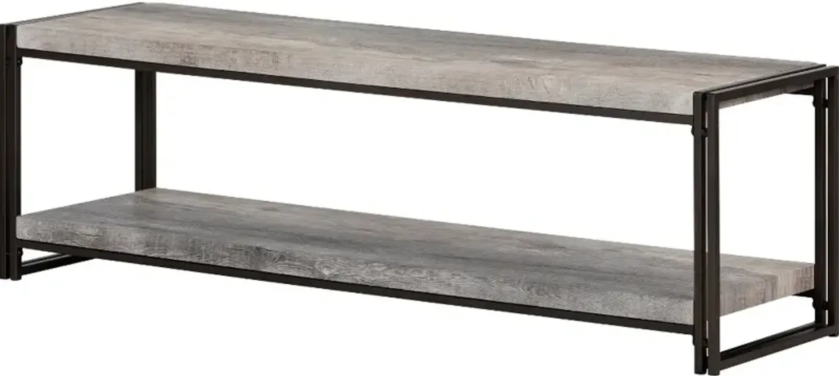 Gimetri Driftwood Gray TV Stand - South Shore