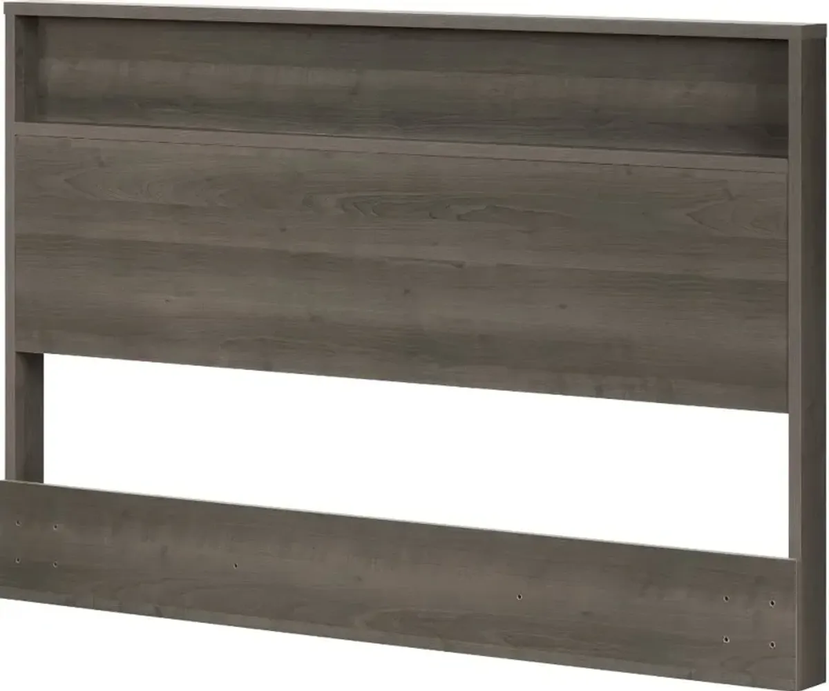 Gravity Gray Maple Full-Queen Headboard - South Shore