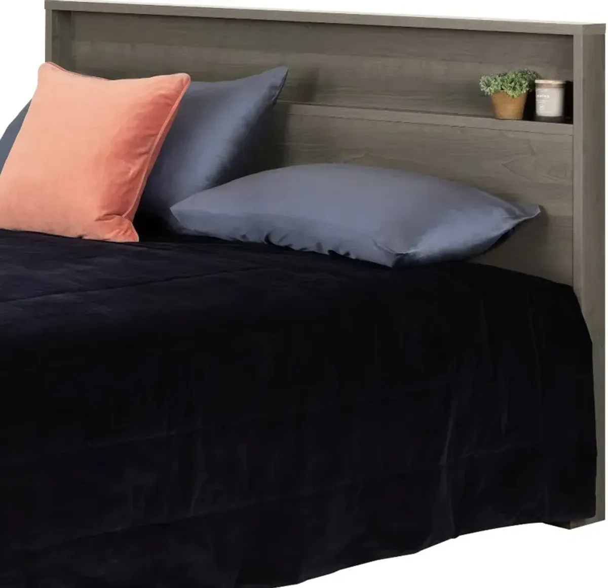 Gravity Gray Maple Full-Queen Headboard - South Shore