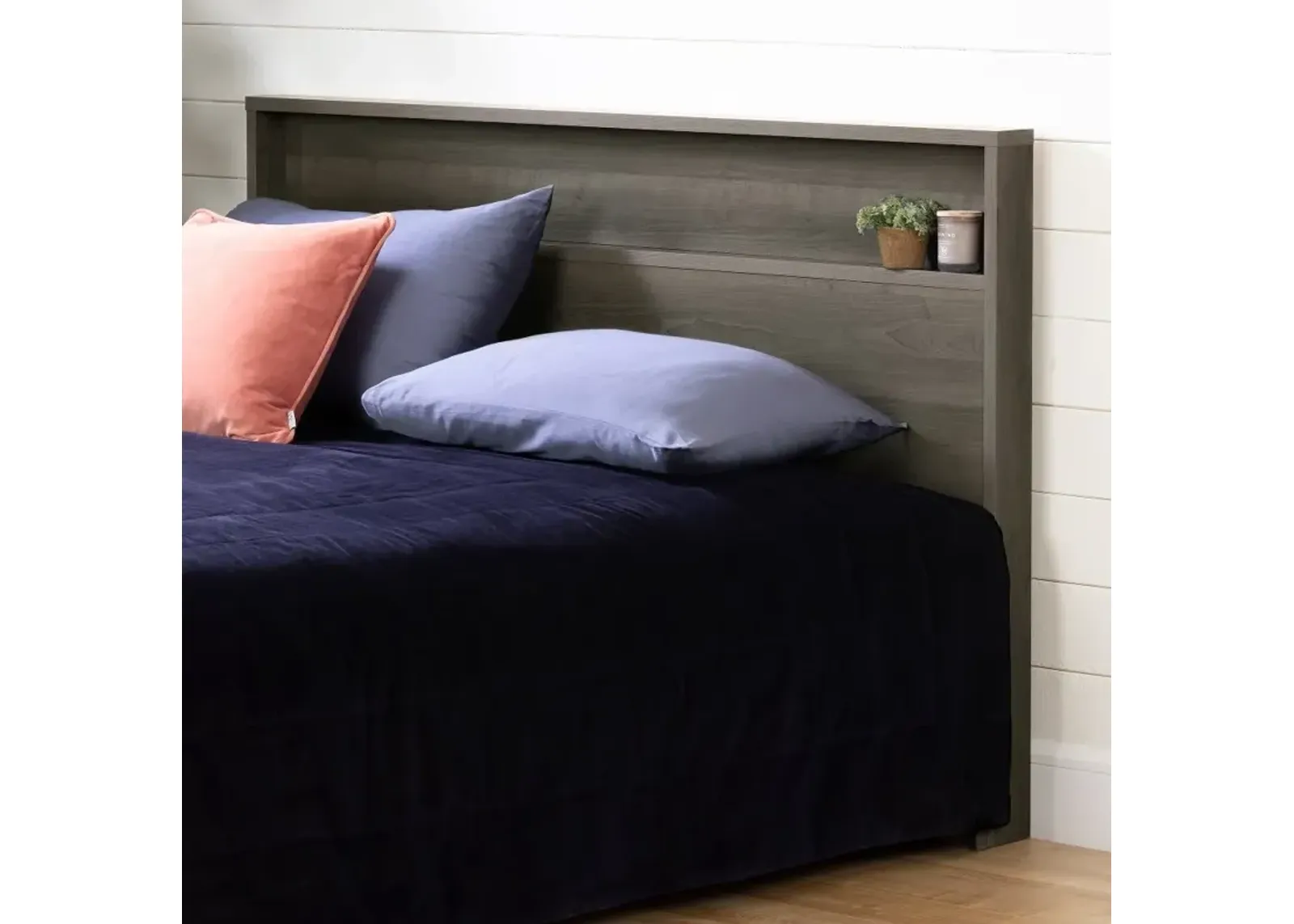 Gravity Gray Maple Full-Queen Headboard - South Shore