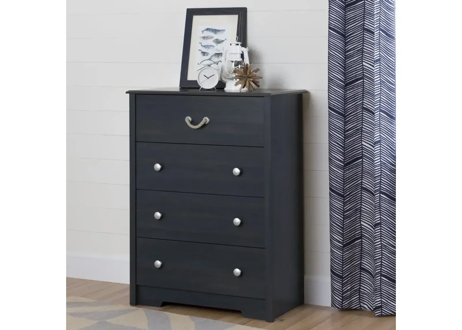 Navali Blue Chest of Drawers - South Shore