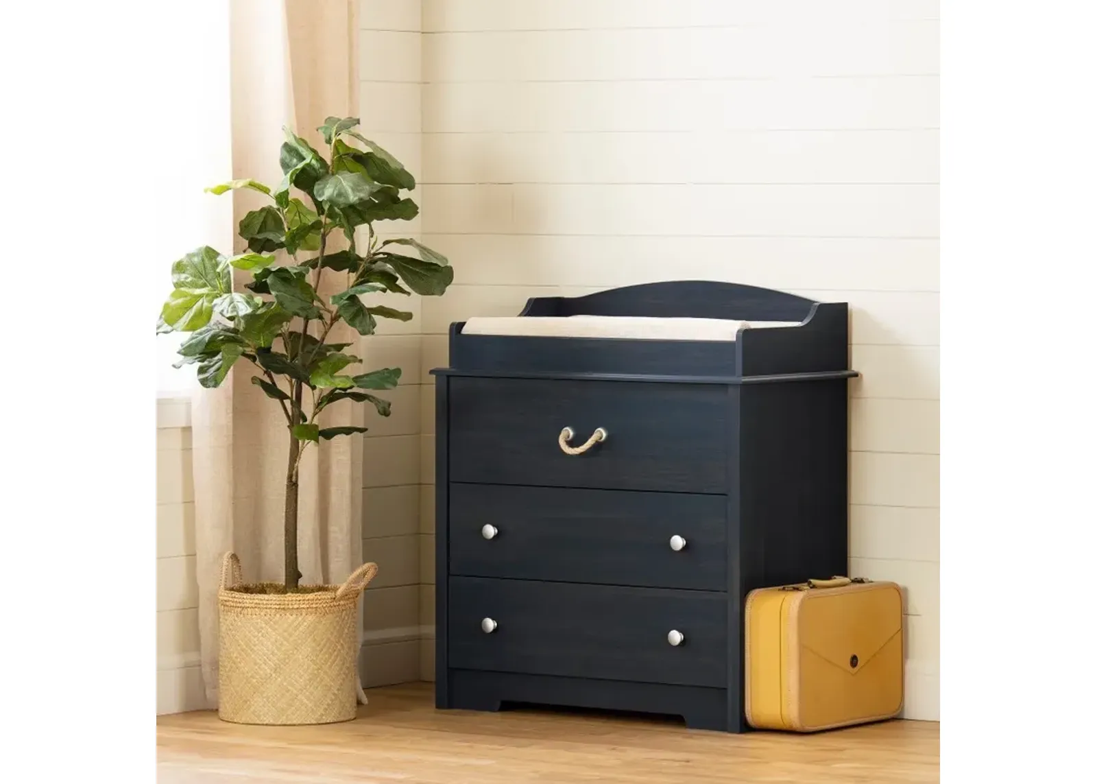 Navali Blue Changing Table - South Shore