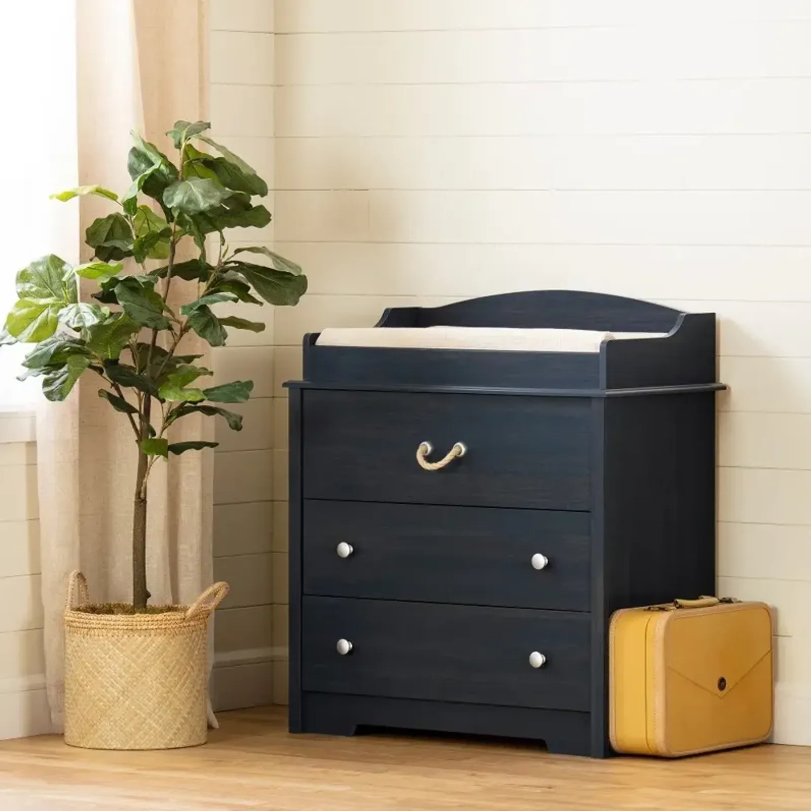 Navali Blue Changing Table - South Shore