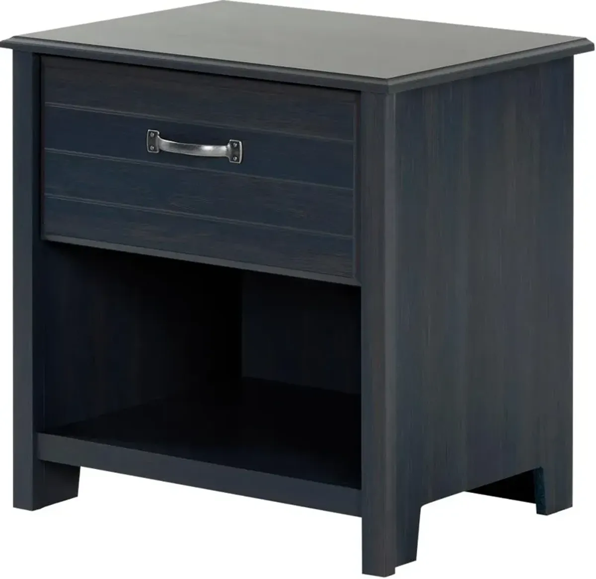 Asten Contemporary Blue Nightstand - South Shore