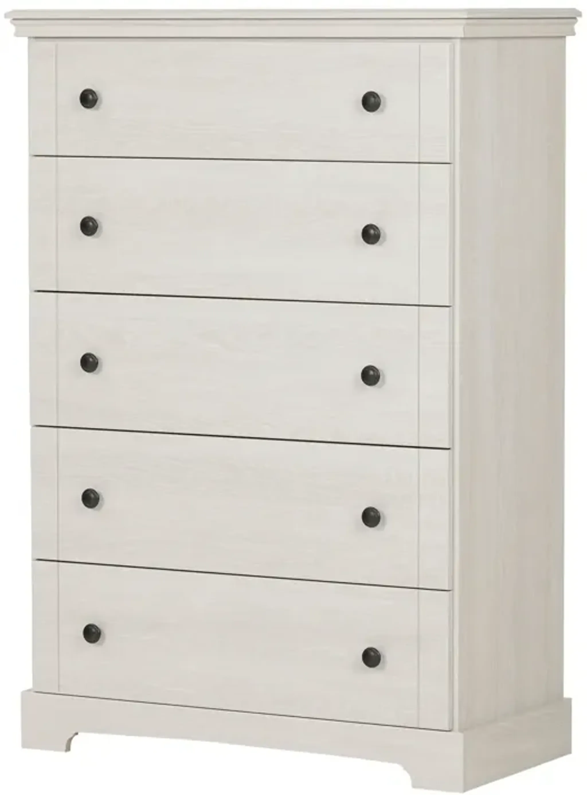 Lilak Cottage Winter Oak White Chest Of Drawers South Shore Rc Willey ...