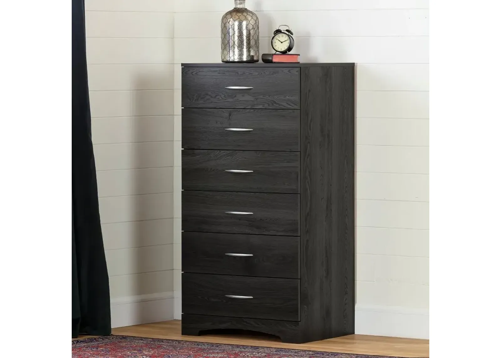 Contemporary Gray Oak Lingerie Chest - South Shore