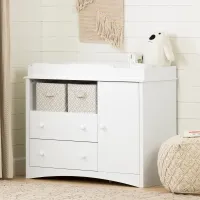 Classic White Changing Table- South Shore