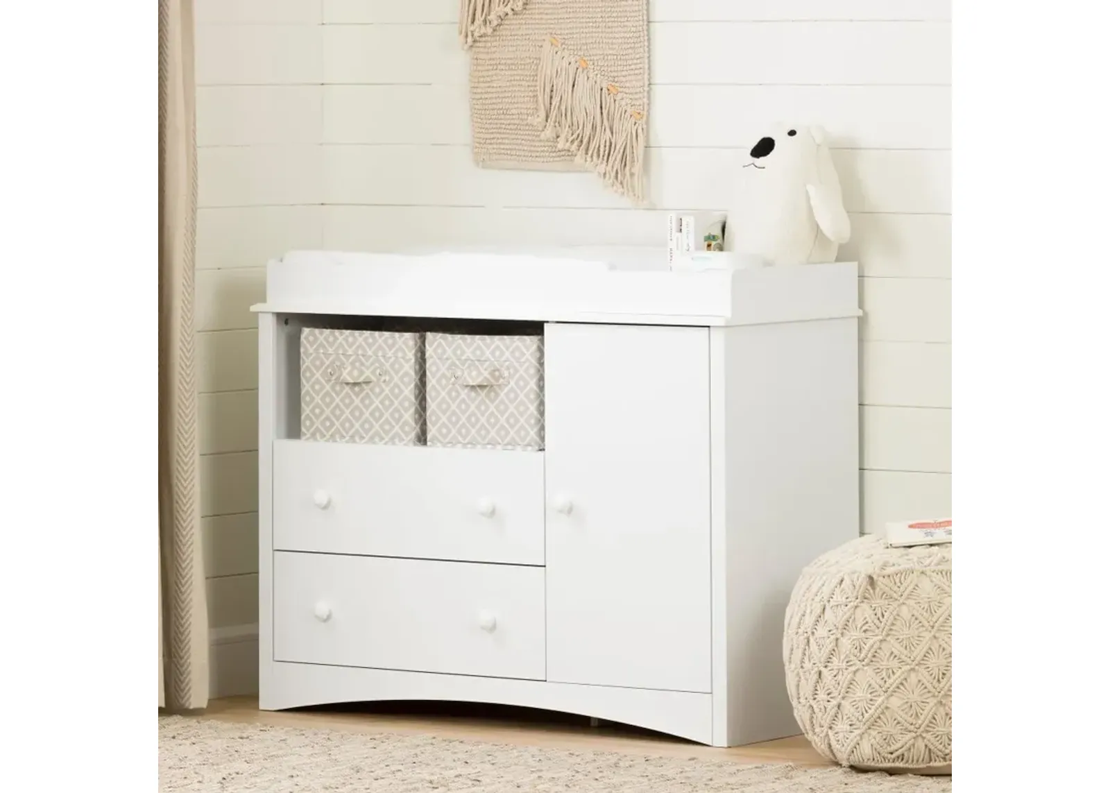 Classic White Changing Table- South Shore