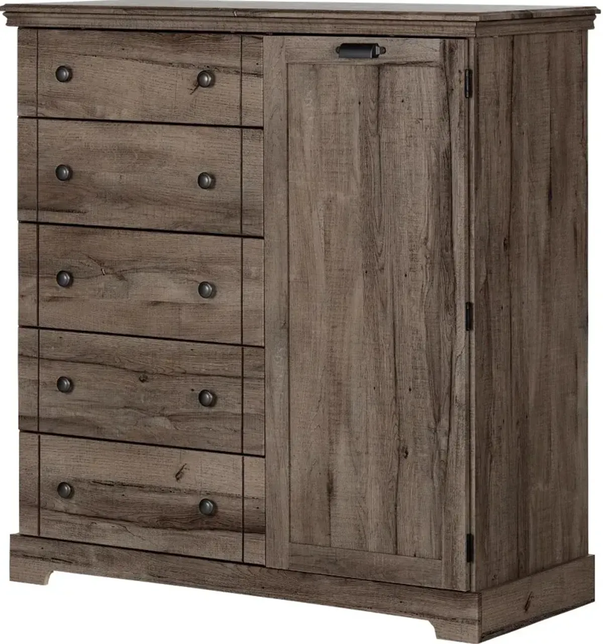 Lilak Cottage Fall Oak Door Chest with Drawers - South Shore