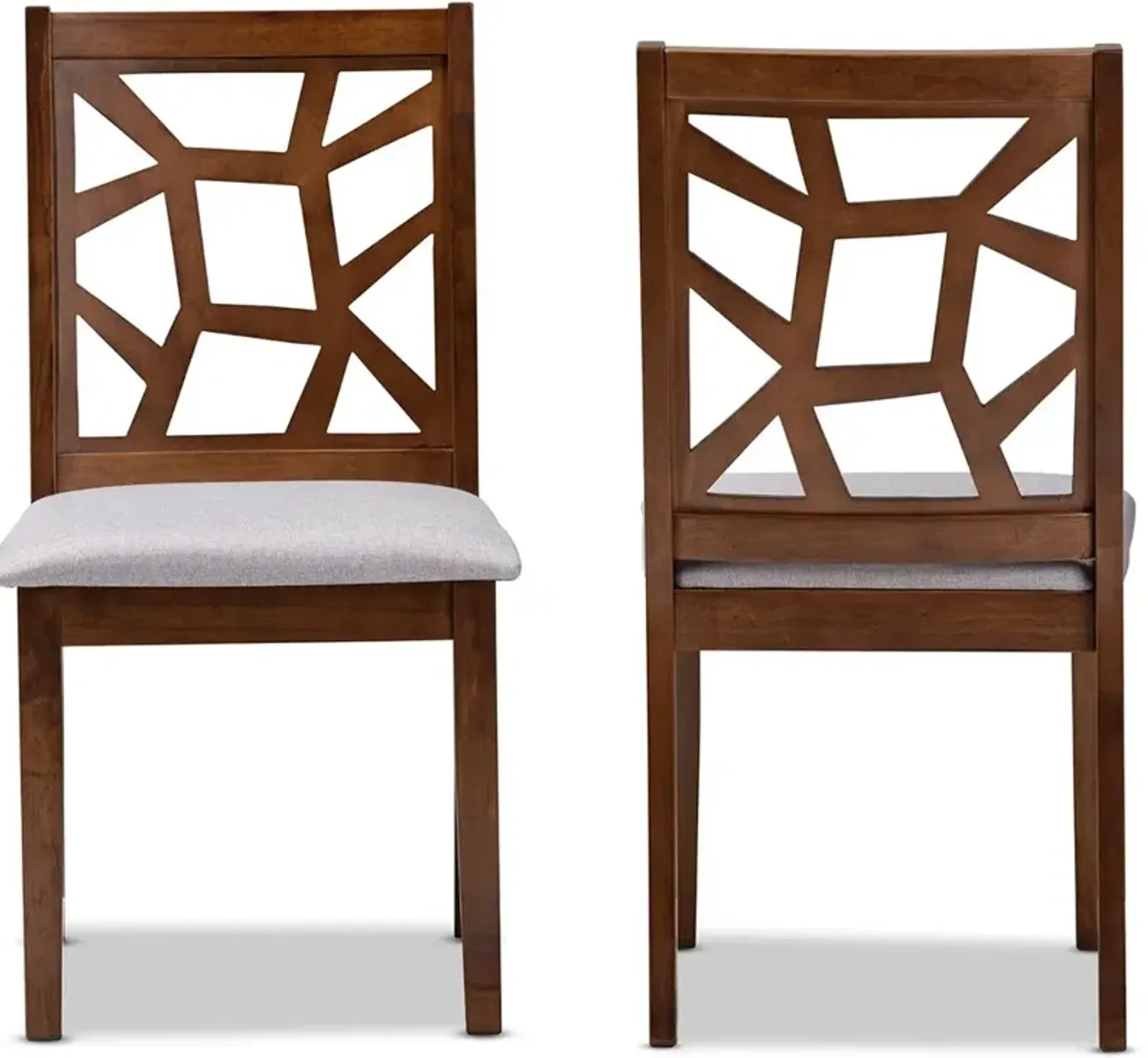 Abilene Brown Upholstered Dining Room Chair (Set of 2)