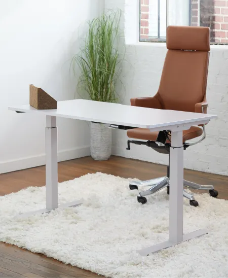 White Sit/Stand Desk - Swift