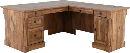 Palladia Vintage Oak L Shaped Corner Desk