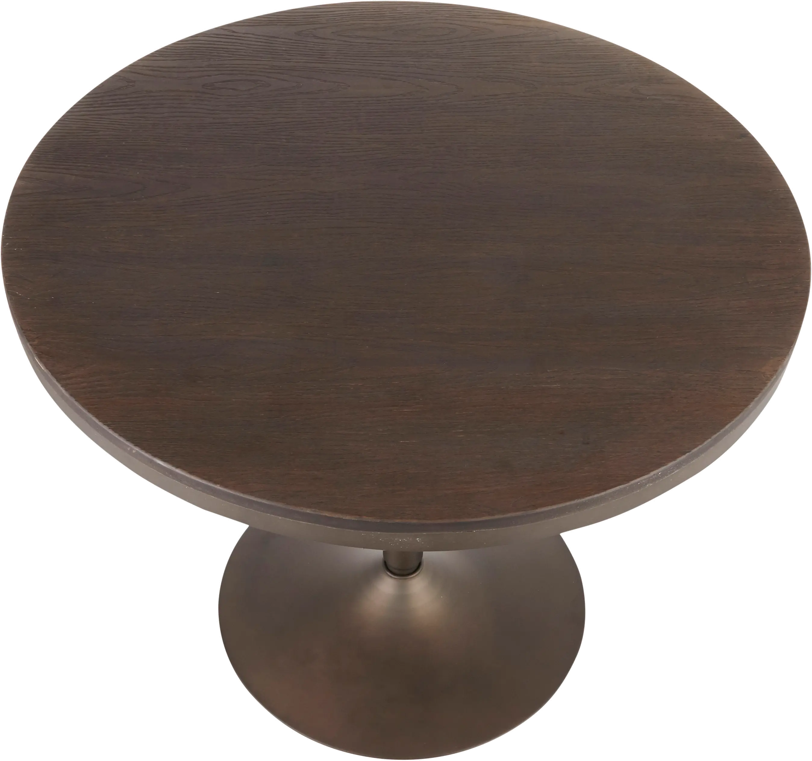 Industrial Antique Metal and Wood Round Dining Room Table - Dakota