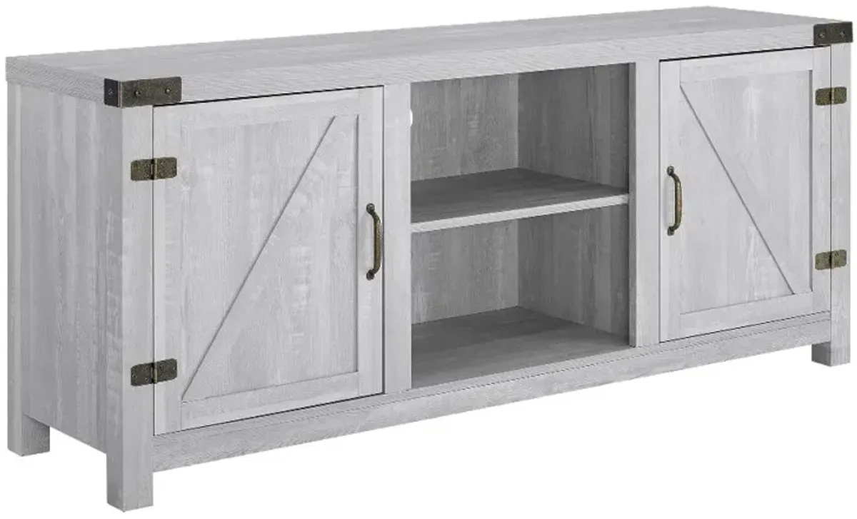 Gray Farmhouse 58 Inch TV Stand - Walker Edison