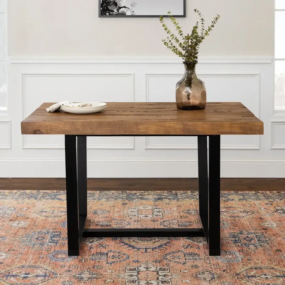 Durango Barnwood Dining Table - Walker Edison