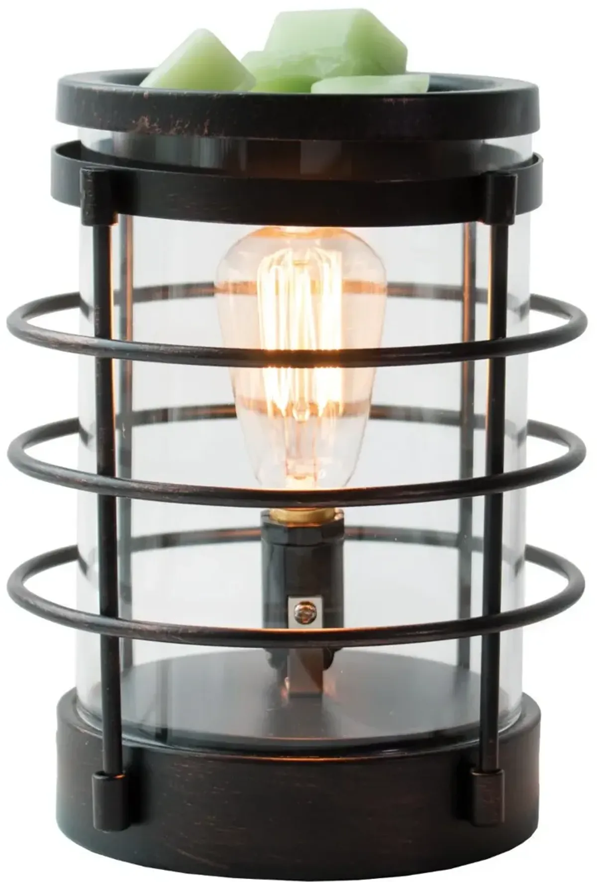 Black Coastal Vintage Bulb Illumination Fragrance Warmer