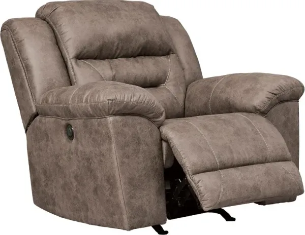 Stoneland Fossil Brown Casual Recliner