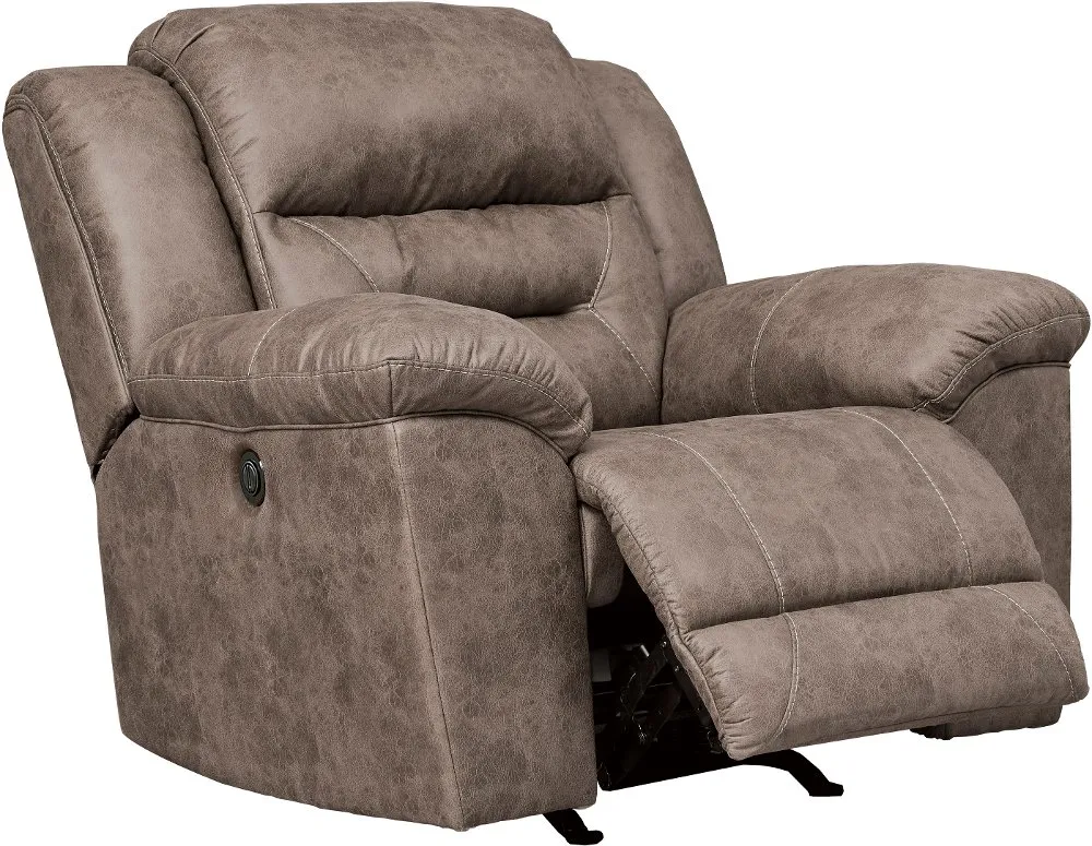 Stoneland Fossil Brown Casual Recliner