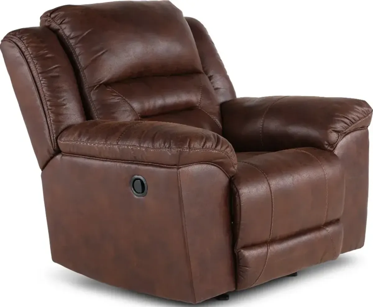 Stoneland Chocolate Brown Casual Recliner