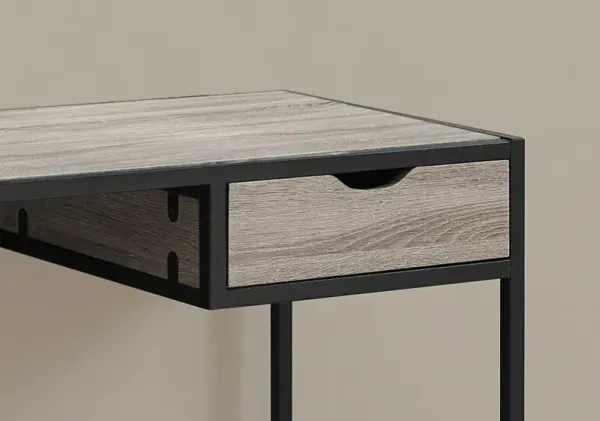 Industrial Reclaimed Wood Metal Computer Desk