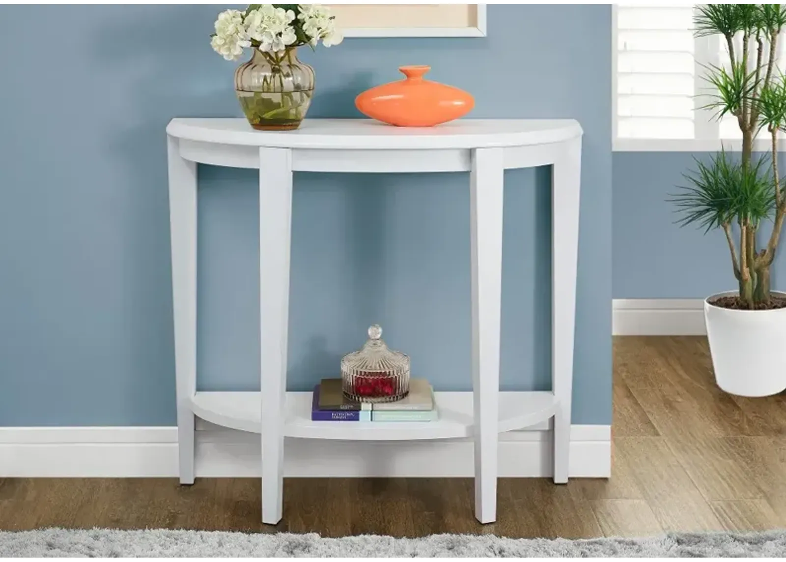 White Hall Sofa Table