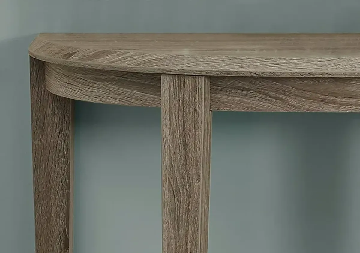 Dark Taupe Hall Sofa Table