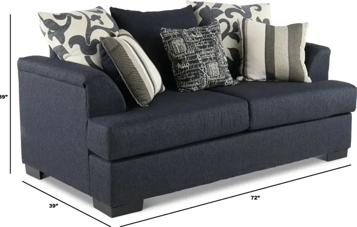 Passport Blue Loveseat