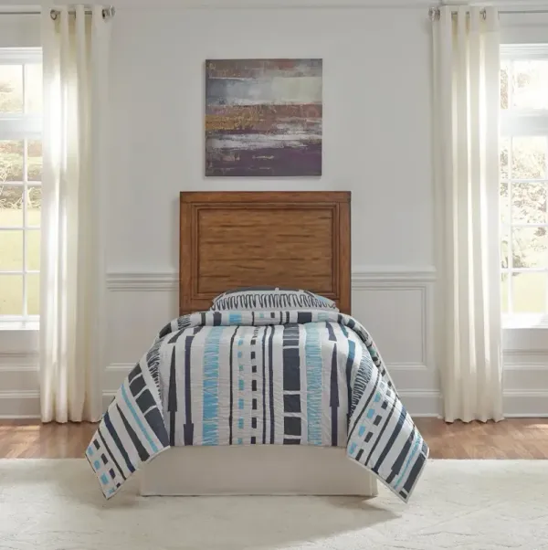 Rustic Contemporary Toffee Brown Twin Headboard - Sedona