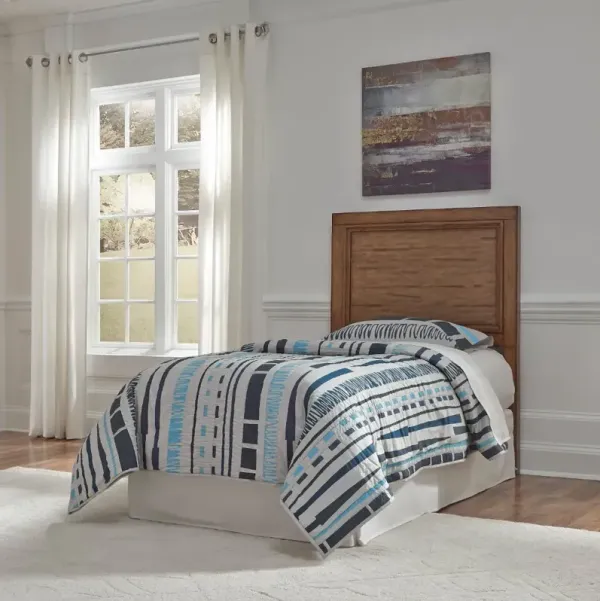 Rustic Contemporary Toffee Brown Twin Headboard - Sedona