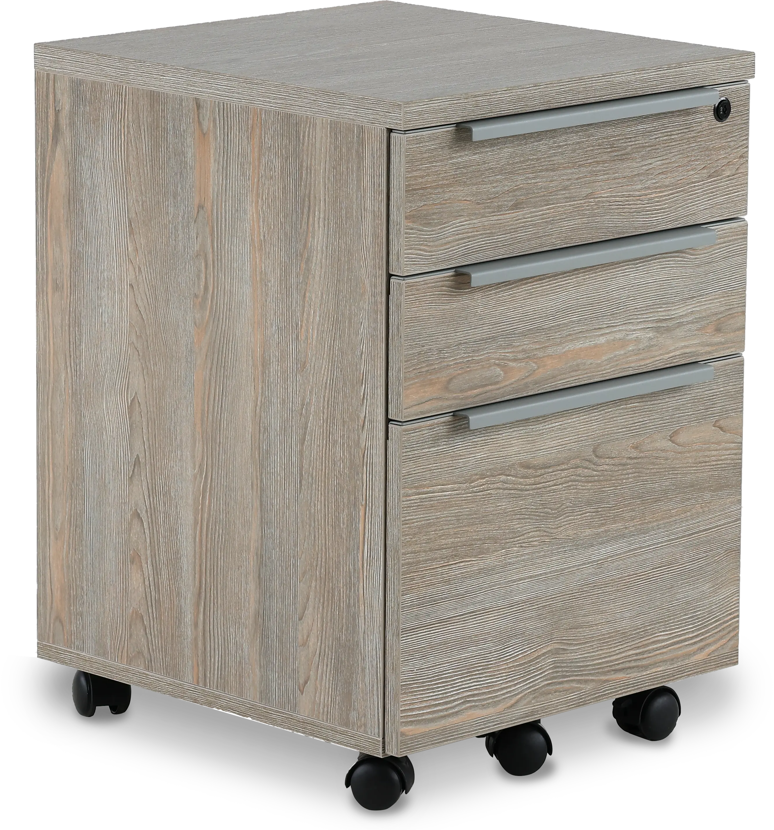 Kalmar Gray 3-Drawer File Cabinet