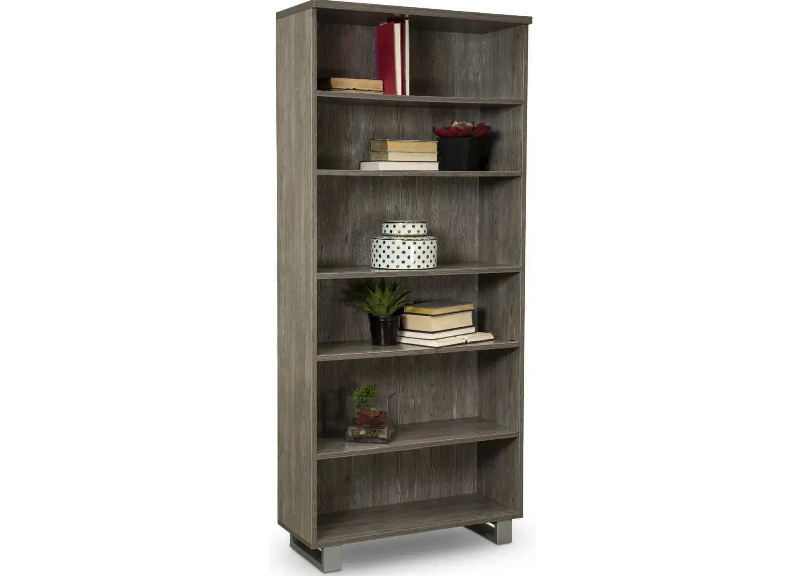 Kalmar Gray Home Office Bookcase