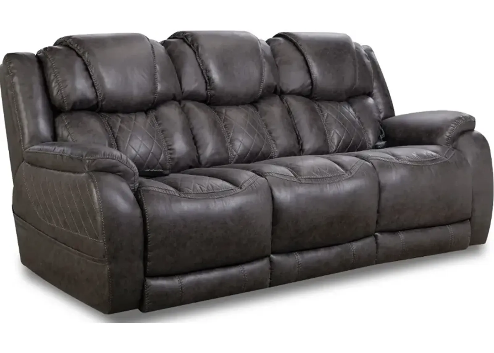 Daytona Steel Gray Power Reclining Sofa