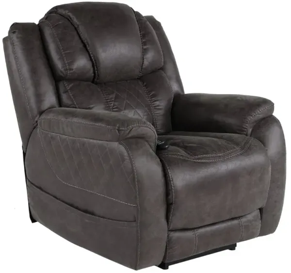 Daytona Steel Gray Power Recliner