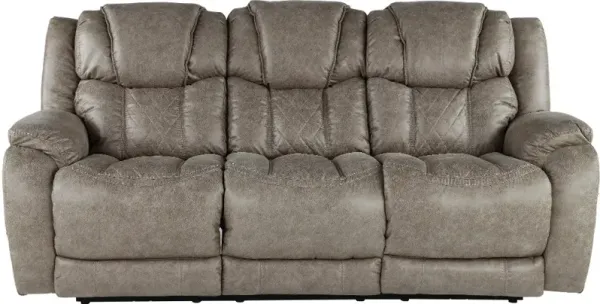 Daytona Mushroom Tan Power Reclining Sofa