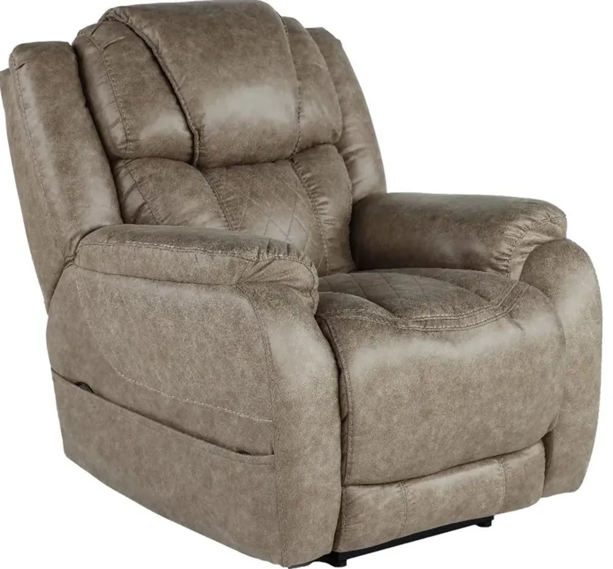 Daytona Mushroom Tan Power Recliner